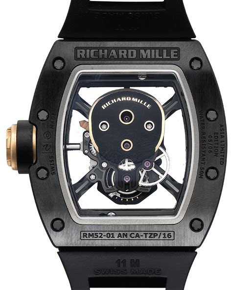 richard mille 1.2 million|richard mille black titanium watch.